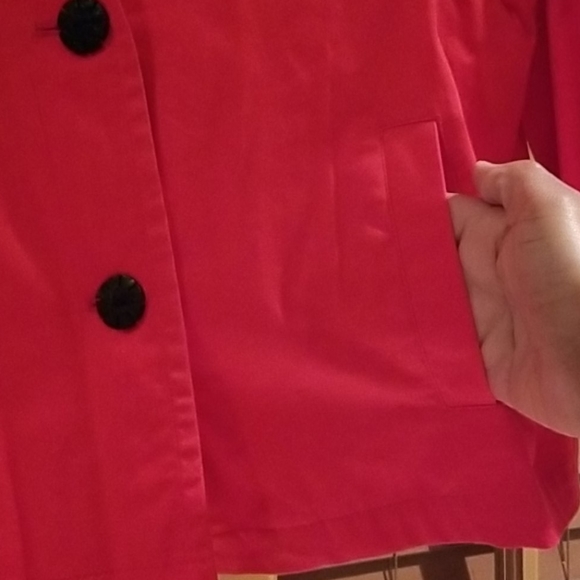 Red Ruby Rd. Jacket sz 10 EUC - Picture 7 of 9